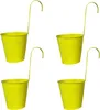 Blumentöpfe 4 Stück  Hängetöpfe Gelb 16 cm Produktbild-Vorschau 1