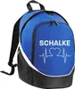 multifanshop Rucksack - Schalke - Herzschlag, blau/schwarz, Produktbild-Vorschau 1