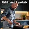 Gusseisenpfanne Induktion 24 cm ungeschliffen, universell, Produktbild-Vorschau 7