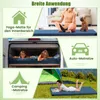 Collage showing different uses of a camping mat: yoga, in a car, and camping. Náhľad obrázku produktu