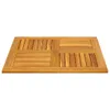 vidaXL Stolová deska 80x80x2,2 cm čtvercová z masivního Náhled obrázku produktu 5