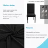 Intirilife 4x coprisedia elasticizzato in NERO con altezza Anteprima dell’immagine prodotto 6