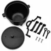 Żeliwny garnek HAGE Dutch Oven do gulaszu z pokrywką i Podgląd zdjęcia produktu 3