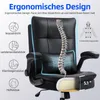 CRELIV -Ergonomischer Bürostuhl Chefsessel aus Kunstleder, Produktbild-Vorschau 5