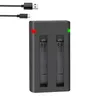 Trade-Shop 3in1 Set: 2x Akku 2000mAh + USB-C Dual LED Produktbild-Vorschau 4