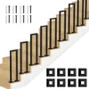 Izrielar 100 cm Rampe d'escalier en U Noir Fer Tube Voir les images du produit 8