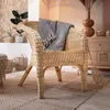 Rattan Stuhl, natur lackiert, Korbsessel, Korbstuhl, Produktbild-Vorschau 4