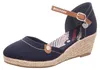 Dockers par Gerli Damenschuhe : Sandale bleue décontractée Voir les images du produit 10