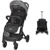 NANIA - Poussette compacte - MYLA - 4 roues - Noir Voir les images du produit 1