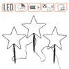 Metallische tuinstekers, set van 3, zwart, 60 LED's met Productafbeelding-voorbeeld 3