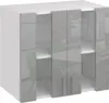 Roe Furniture | Küchenhängeschrank 80 cm - Grau – Glanzgrau Produktbild-Vorschau 1