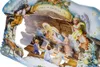Große Papierkrippe mit Glitzer Produktbild-Vorschau 2