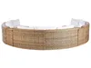 BELIANI Gartenmöbel Set Goldbraun Rattan u. Aluminium Produktbild-Vorschau 6