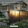 Solarzaun 4.0 Schwarz (rostfreier Stahl), mit 2 1722mm Produktbild-Vorschau 2