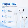 USB-C In-Ear Kopfhörer mit Mikrofon – Kabelgebundene Produktbild-Vorschau 6