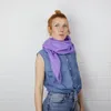 Baumwolltuch - lila - fliederfarben Lurex silber - Produktbild-Vorschau 8