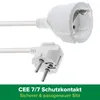 Inline Verlängerungskabel, Stromkabel, 2m, Schutzkontakt Produktbild-Vorschau 3