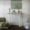 Zestaw 4 nóg do stołu ML-Design I-Design, 90 cm, biały Podgląd zdjęcia produktu 4