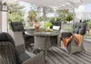 Destiny Sitzgruppe CASA LUNA 4 Sessel + Tisch Ø120x75cm Produktbild-Vorschau 1
