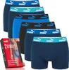Puma Pánské Boxerské Šortky 6-Balení Bavlna Barva Blue Náhled obrázku produktu 7