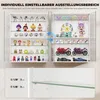BROTTAR Wandvitrine Weiß mit Glastüren, 6 verstellbaren Produktbild-Vorschau 6