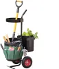 A gardening trolley with tools and plants, shown against a white background. Produktbild-Vorschau