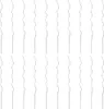 A grid of twenty identical, thin, wavy metal stakes arranged in two rows of ten. Náhľad obrázku produktu