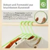 Bieco Kleiderbügel Kinder 32 St. Grün | Länge ca 30 cm | Produktbild-Vorschau 5