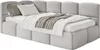 Selsey Cloudy – Jugendbett 90x200, Kopfteil links, Samt Produktbild-Vorschau 1