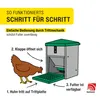 Futterautomat für Hühner Feedomatic mit Trittplatte, 5 kg, Produktbild-Vorschau 5