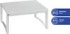 A white metal shelf unit on a white background. Anteprima dell’immagine prodotto