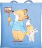 Mr. & Mrs. Panda Jutebeutel Tierschützer Herz - Sky Blue - Produktbild-Vorschau 1