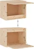 Wandkast 45x30x35 cm massief grenenhout Productafbeelding-voorbeeld 8