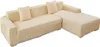 Sofabezug Ecksofa L Form Jacquard Stretch Sofa Überzug Produktbild-Vorschau 4