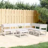 6-tlg. Garten-Sofagarnitur Weiß Massivholz Kiefer Produktbild-Vorschau 2