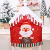 4-teilig, Weihnachts-Esszimmerstuhl-Schonbezüge, Produktbild-Vorschau 1