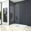 A modern bathroom with a walk-in shower. Produktbild-Vorschau