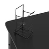 Gaming-Schreibtisch mit K-Gestell Schwarz 90x60x75 cm Produktbild-Vorschau 8