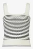 More & More Knit-Top, knitted weavy stripe 2041 2041 36 Produktbild-Vorschau 5