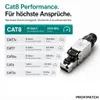 ProfiPatch Netzwerkstecker RJ45 Stecker Cat8 Produktbild-Vorschau 3