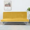 Elastischer Velours-Bezug für Schlafsofa / Couch 190–210 cm Produktbild-Vorschau 2