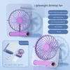 Zimilo Mini ventilatore da tavolo portatile ultrasottile, Anteprima dell’immagine prodotto 2