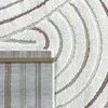 Tappeto moderno con motivo ad archi nei toni del beige e Anteprima dell’immagine prodotto 8