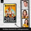 LANOLU Retro Blechschild Bier, lustige Schilder mit Produktbild-Vorschau 2