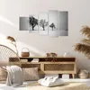 Bild auf Leinwand - Leinwandbild - 5 Teile - Winter Bäume Produktbild-Vorschau 7