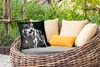 MuchoWow® Outdoor Kissen - Wolf - Tiere - Wild - Schwarz - Produktbild-Vorschau 3