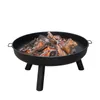 Fiqops Feuerschale 80 cm BBQ Gelötet Öfen Grills Produktbild-Vorschau 10