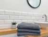 Gästehandtücher 10er Set, Baumwolle, 30x50 cm, grau Produktbild-Vorschau 5