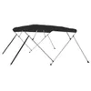 vidaXL Bimini-Top 4-Bow Black 243x180x137 cm Náhled obrázku produktu 1