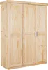 Inter Link Kleiderschrank PELLE Natur Massivholz Produktbild-Vorschau 1